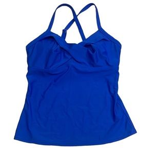 Athleta Twister Tankini Swim Top 34 D/DD